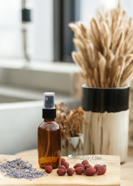 HERBAL CONDITIONER  - all natural after shampoo bar spray for all hair types. Rose water, aloe, vegan, zero waste, organic conditioner