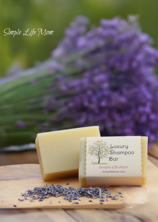 LUXURY SHAMPOO BAR - vegan,  herbal, all natural, organic handmade with lavender, for all hair types